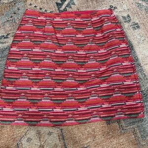 LOFT colorful and textured skirt
